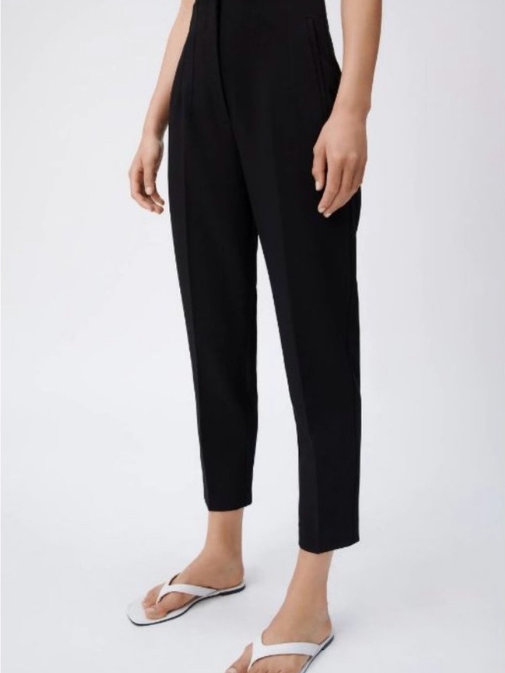 Zara High Waisted Tapered Pants